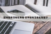 区块链有没有私有链 区块链有没有私有链子