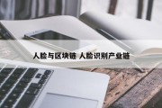 人脸与区块链 人脸识别产业链